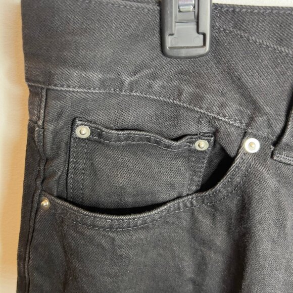 Madewell $138 The Arc-Leg Jean in Black Frost Size 29 NU032 - Picture 4 of 12